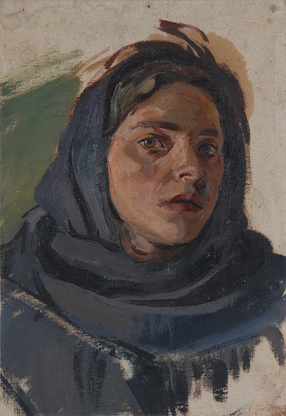 Self portrait 1945 oil on canvas 45x31